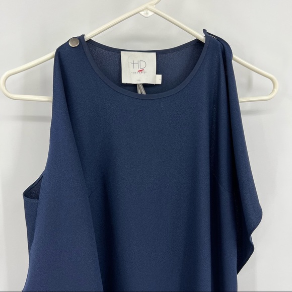 HD in Paris Navy Blue Maxi Dress Small - Picture 2 of 12